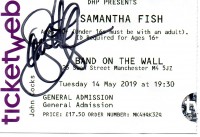 Signed Ticket 